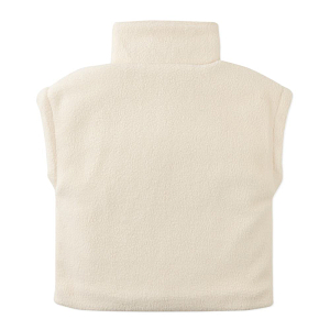 Жилет плюшевый Gingersnaps "Juno Horse Badge", ваниль с карамелью